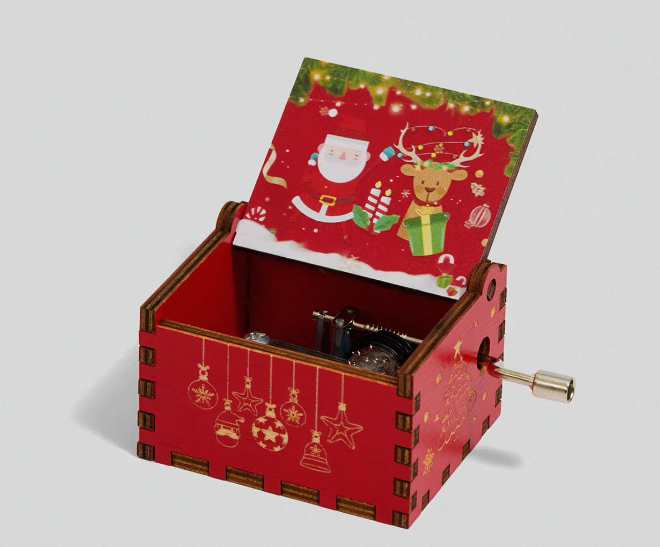聖誕手搖八音盒