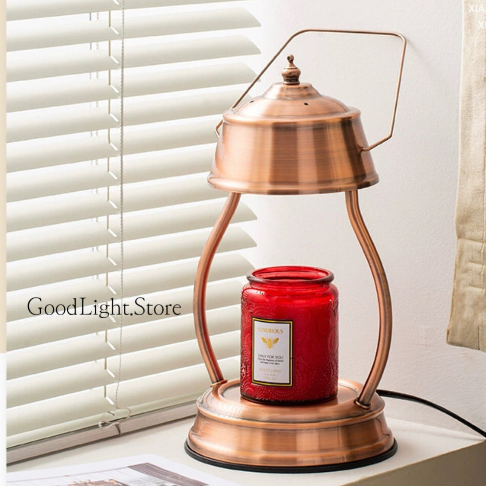 美式復古白色融蠟燈