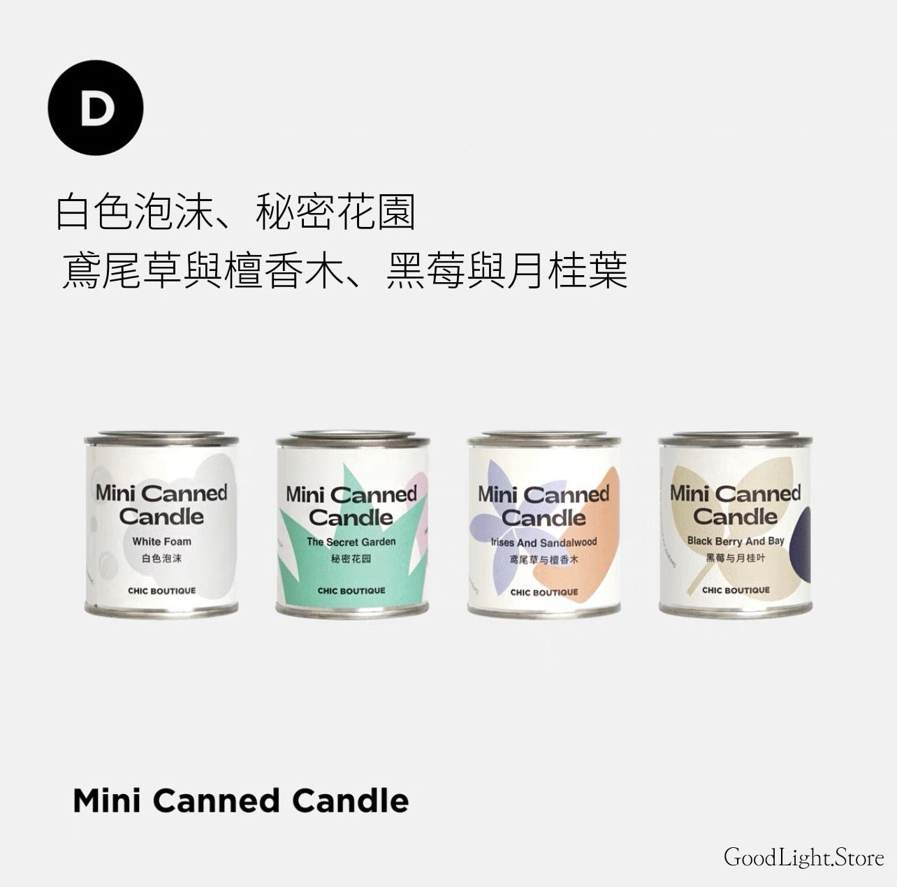 MINI鐵罐.香薰蠟燭套裝