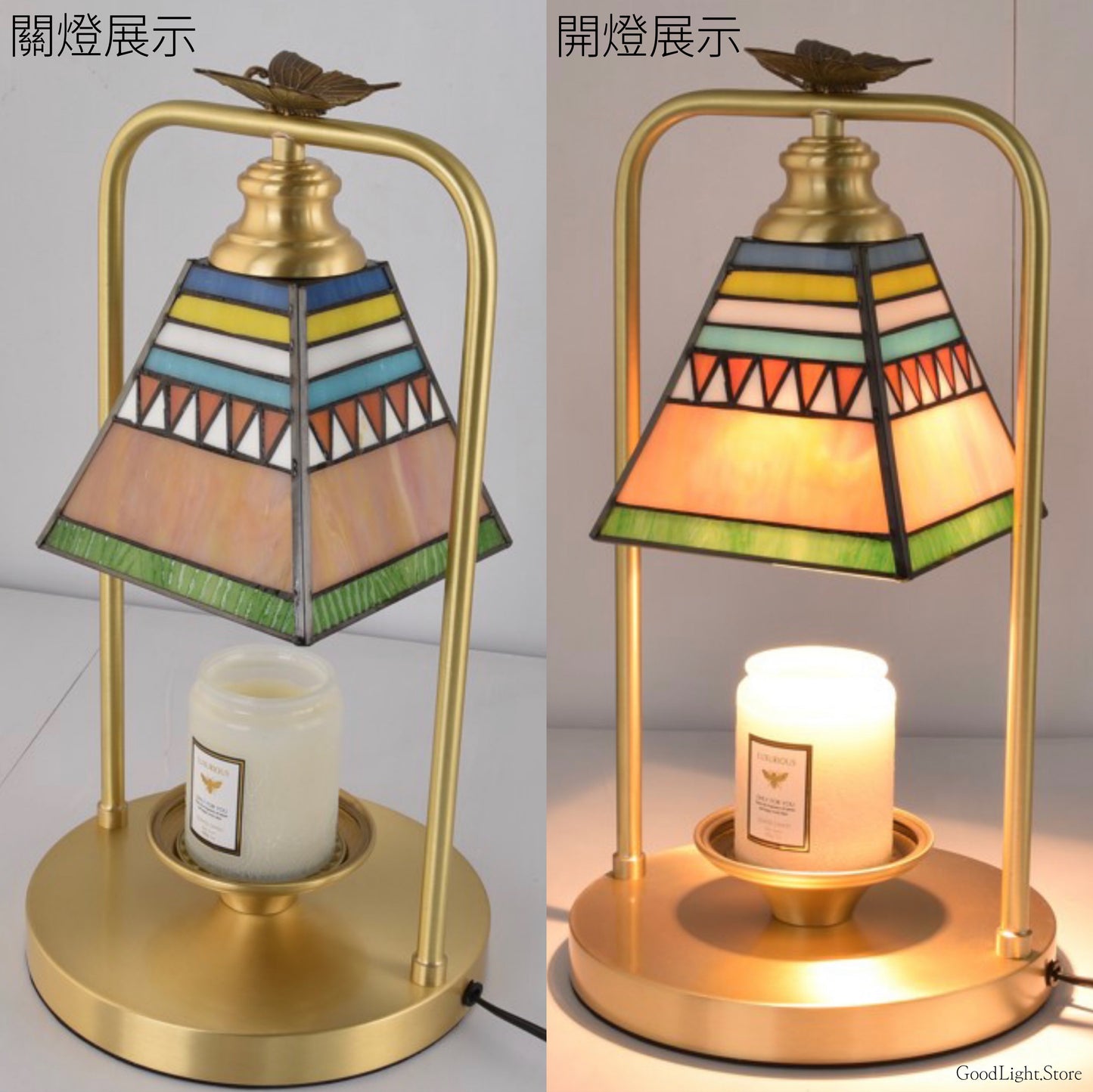 蒂梵尼彩方塊融蠟燈