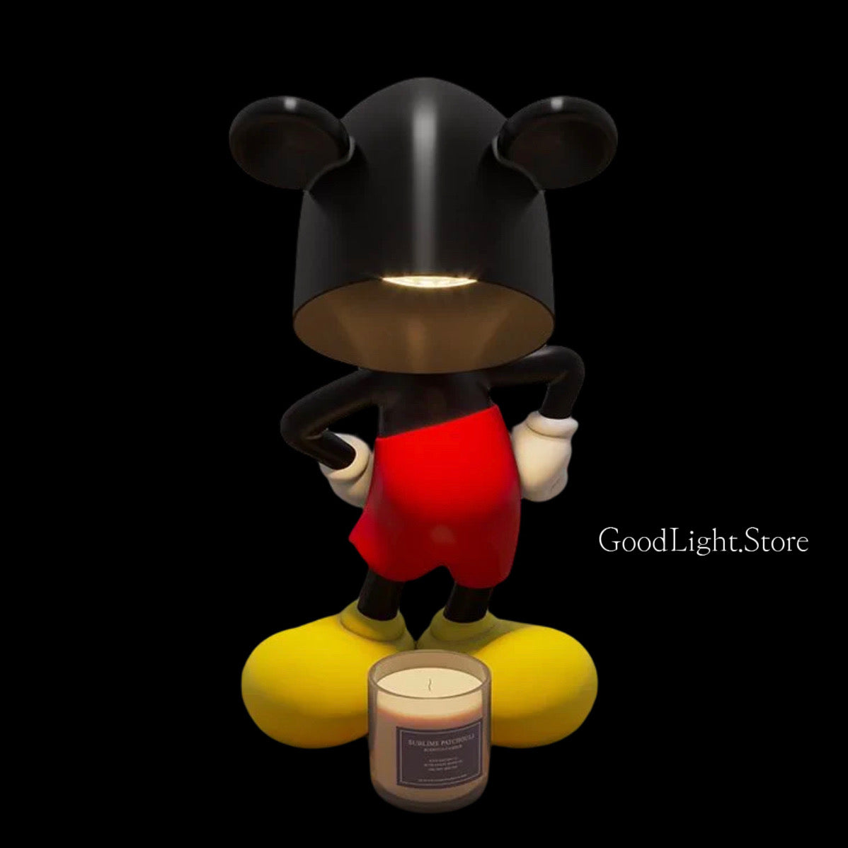 卡通公仔融蠟燈