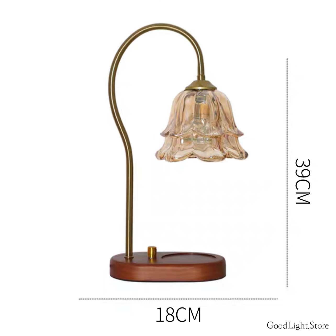 鈴蘭水晶玻璃融蠟燈