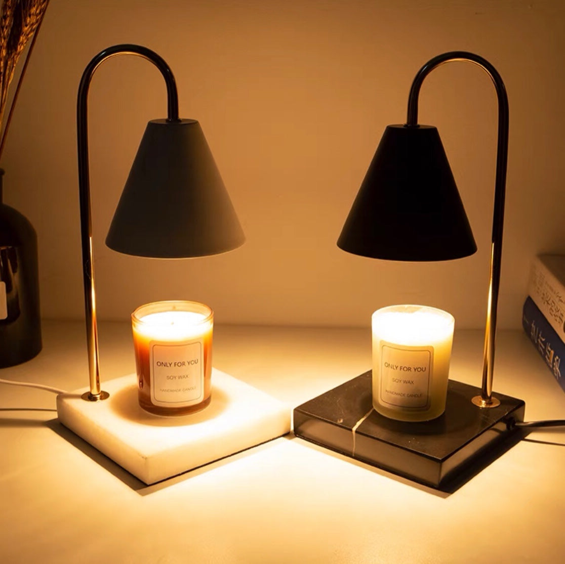 北歐白大理石融蠟燈