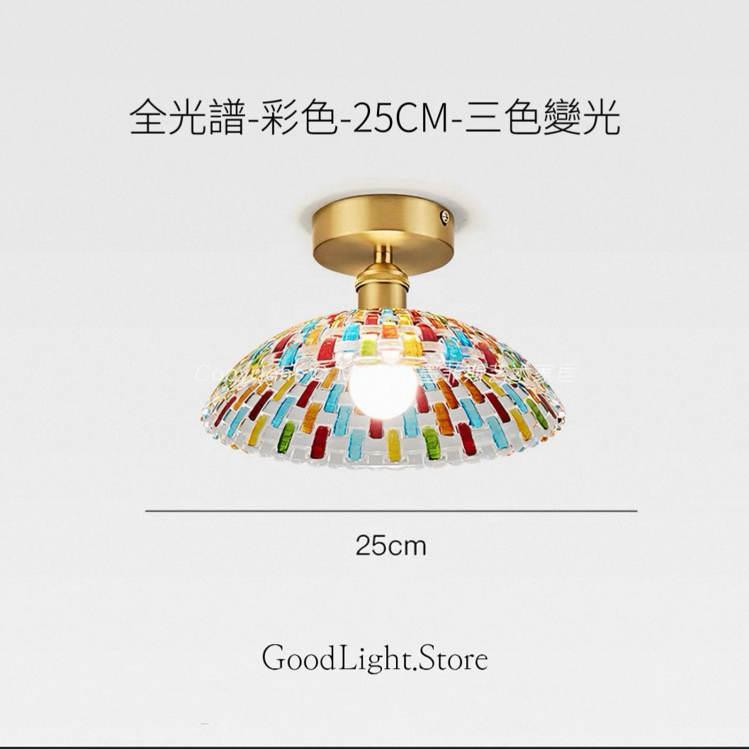 B59  彩豆天花燈25CM