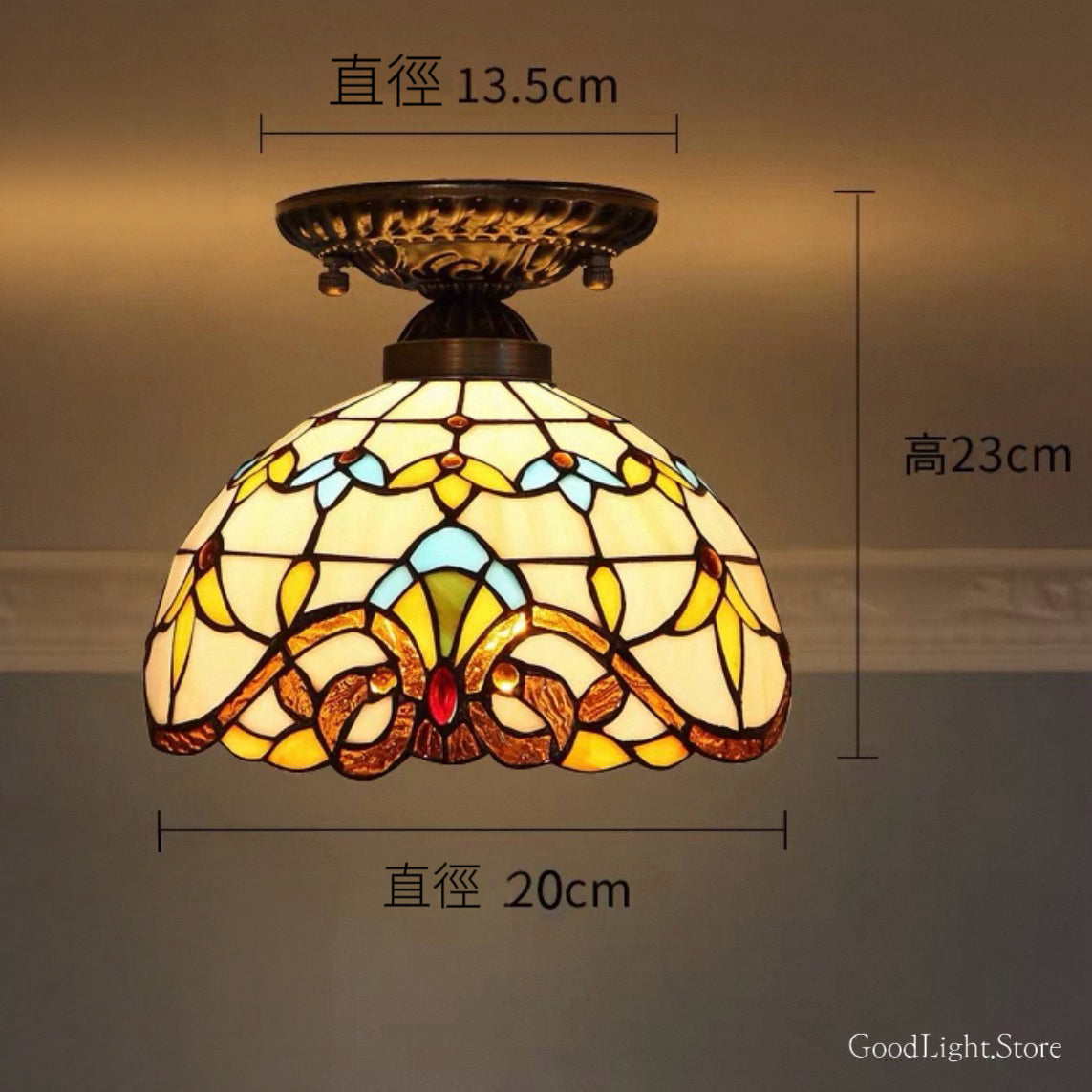 B55 蒂梵尼巴洛克天花燈20CM