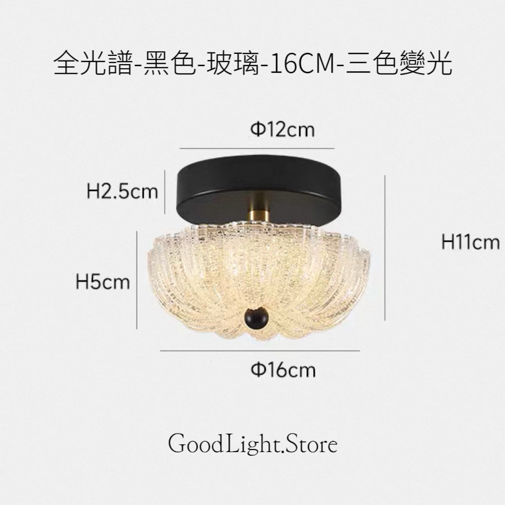 B48 歐式玻璃天花燈16CM