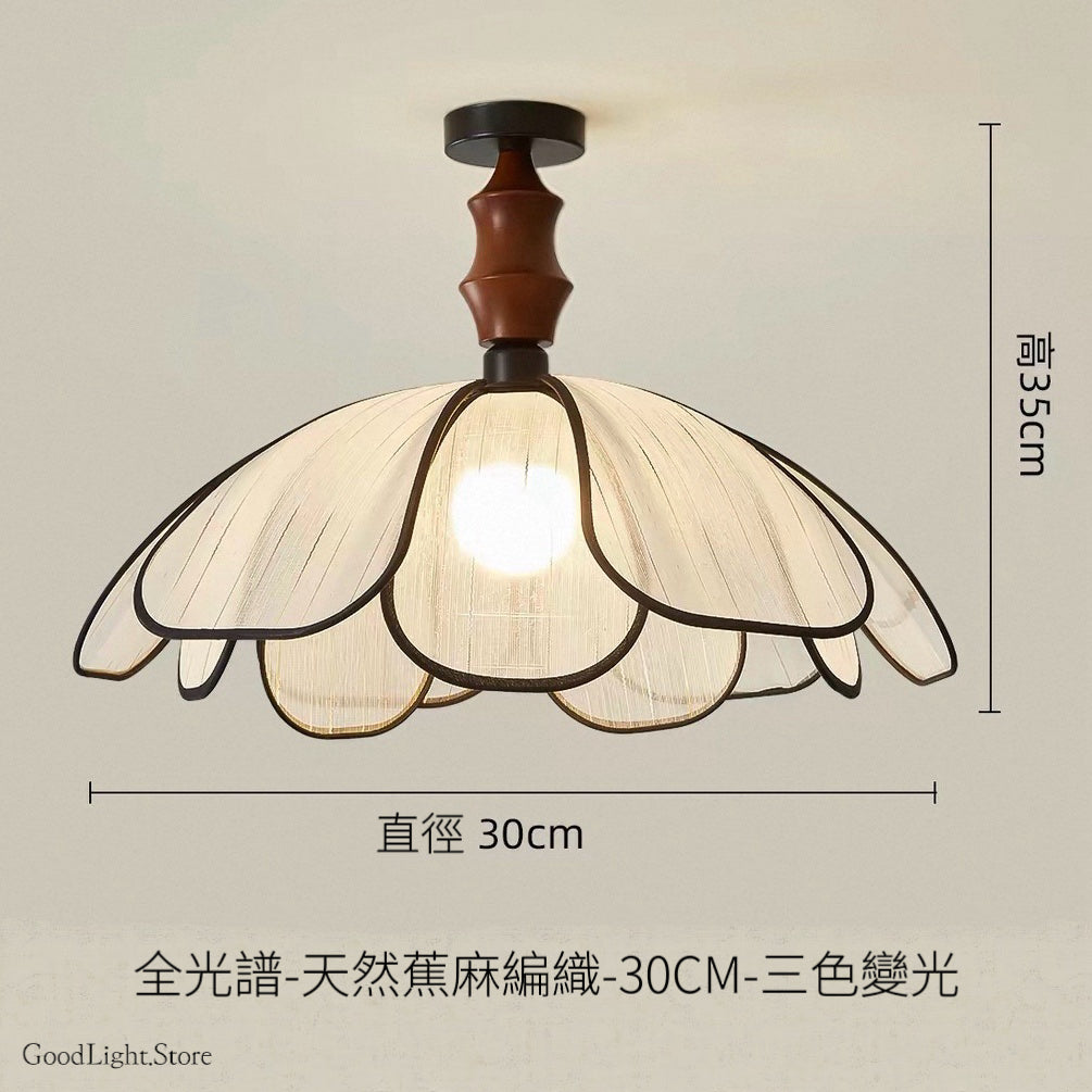 B65 法式蕉麻編織天花燈30-60CM