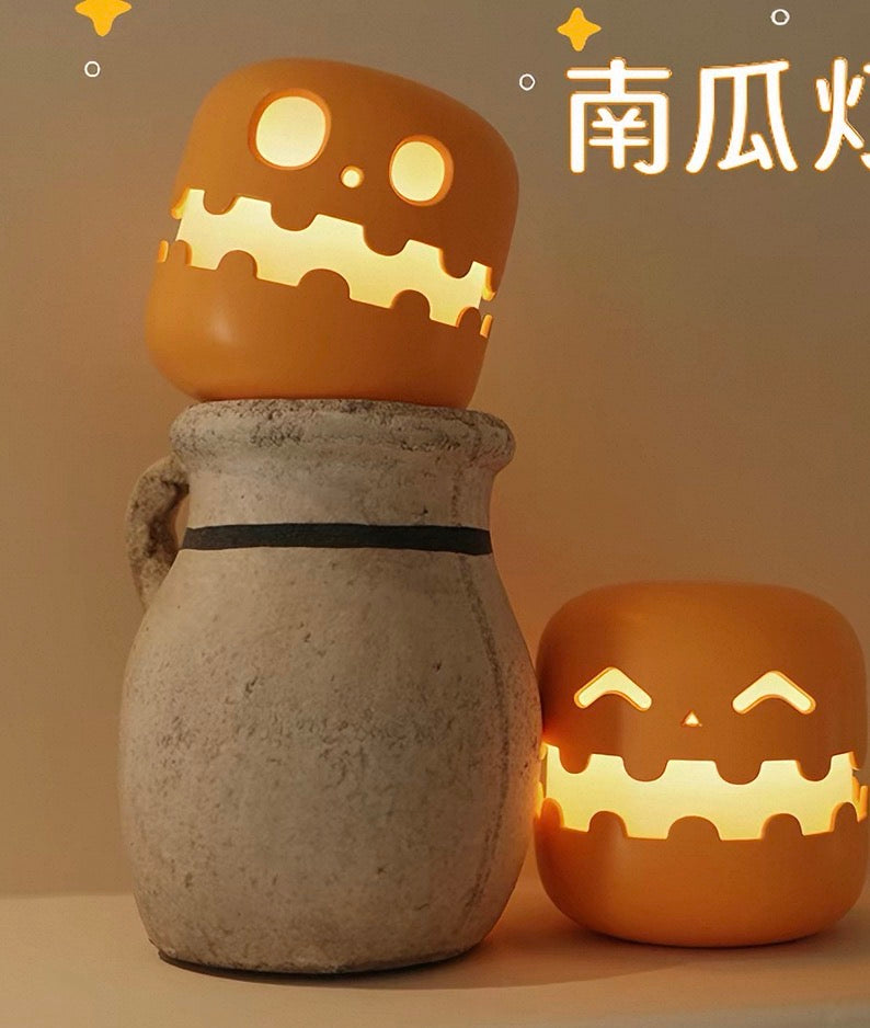 S01 骷髏骨南瓜小夜燈￼