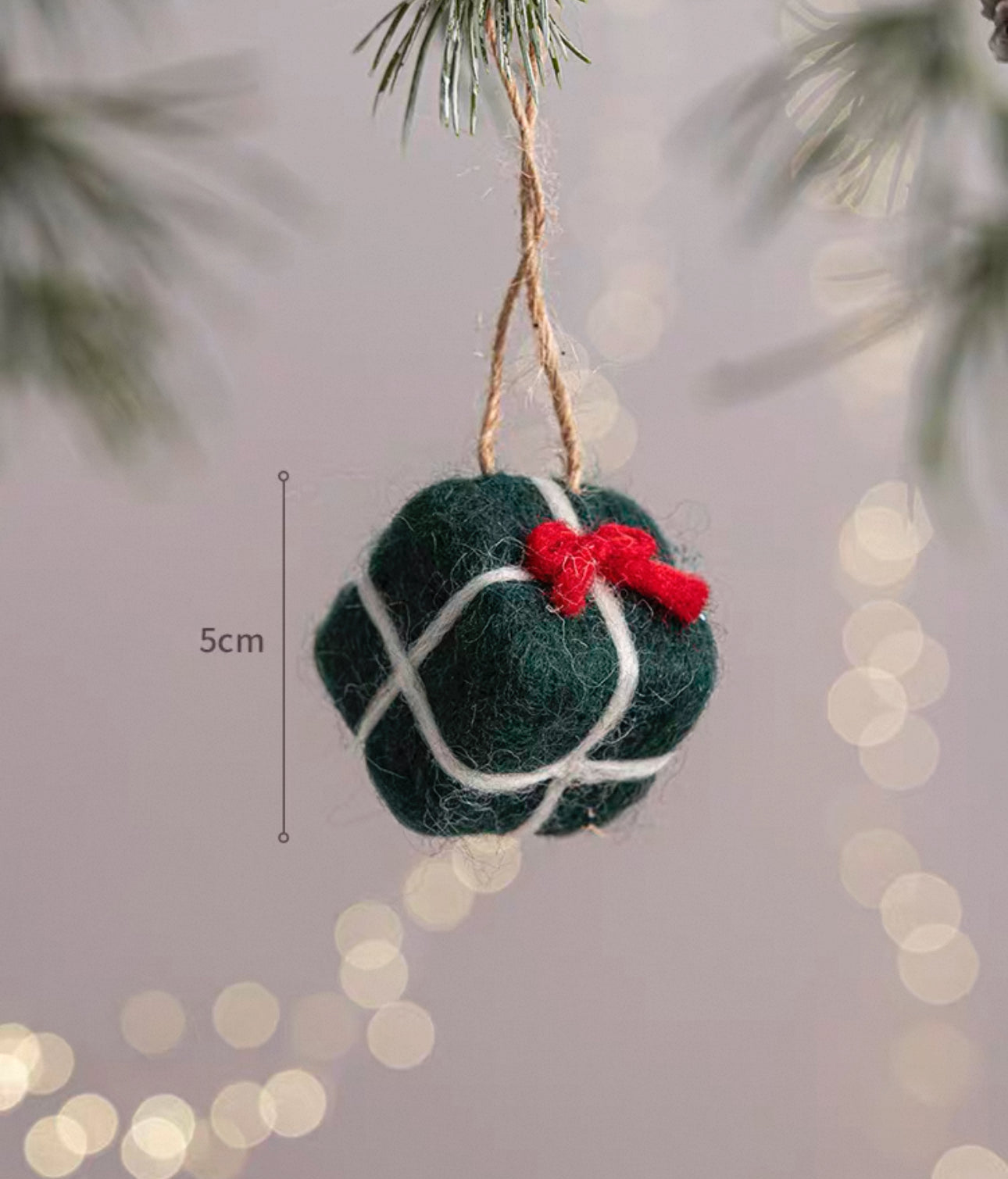 聖誕羊毛絨吊飾