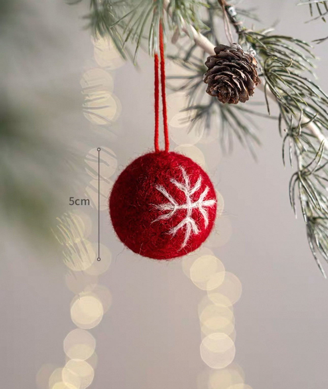 聖誕羊毛絨吊飾