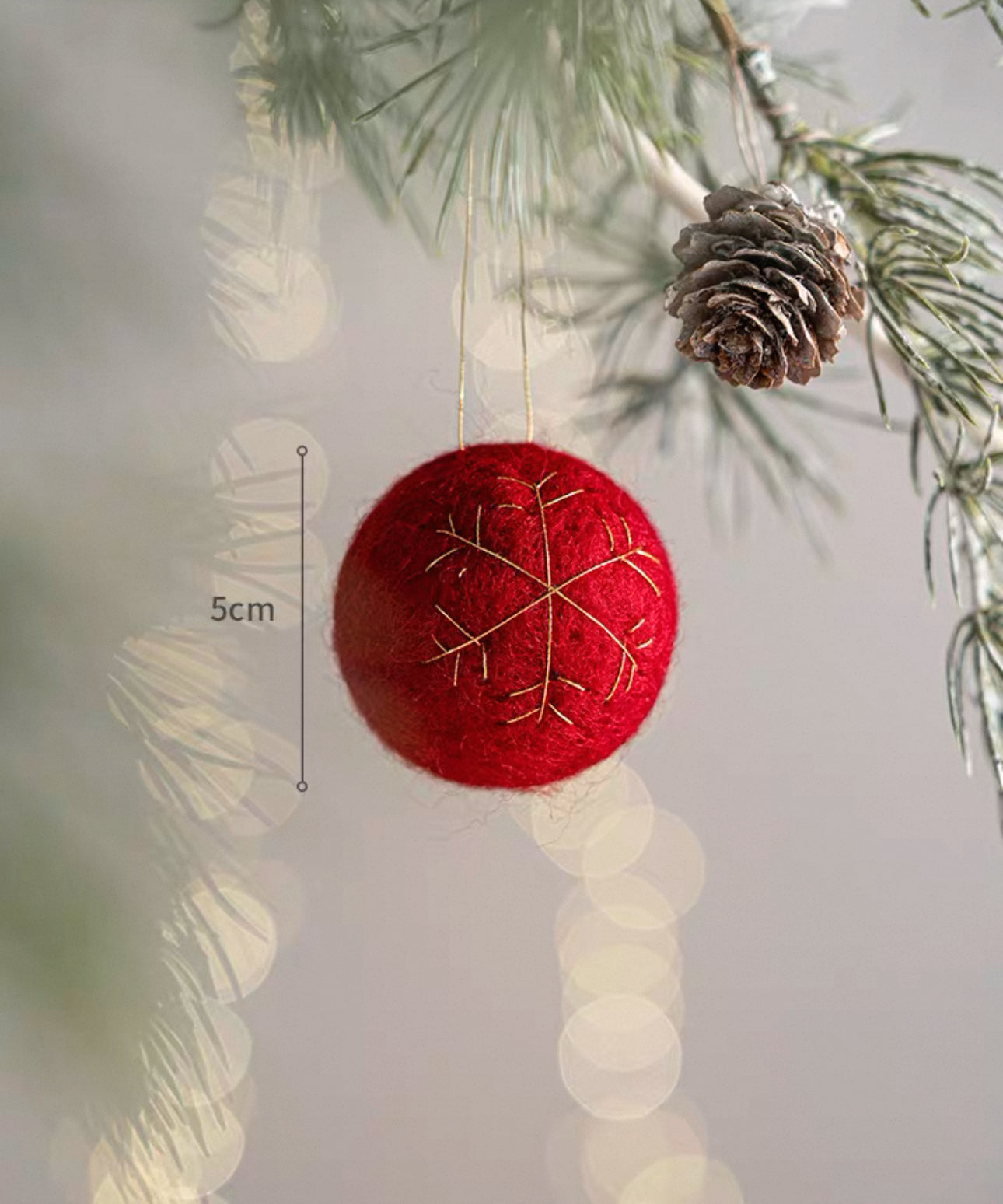 聖誕羊毛絨吊飾