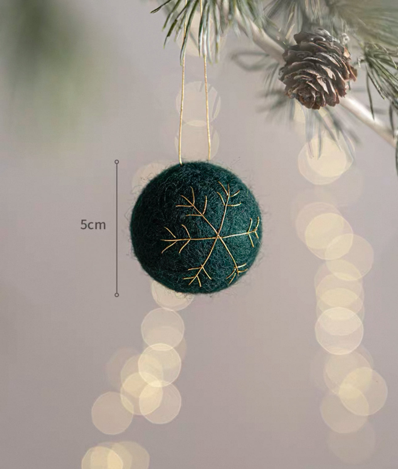 聖誕羊毛絨吊飾