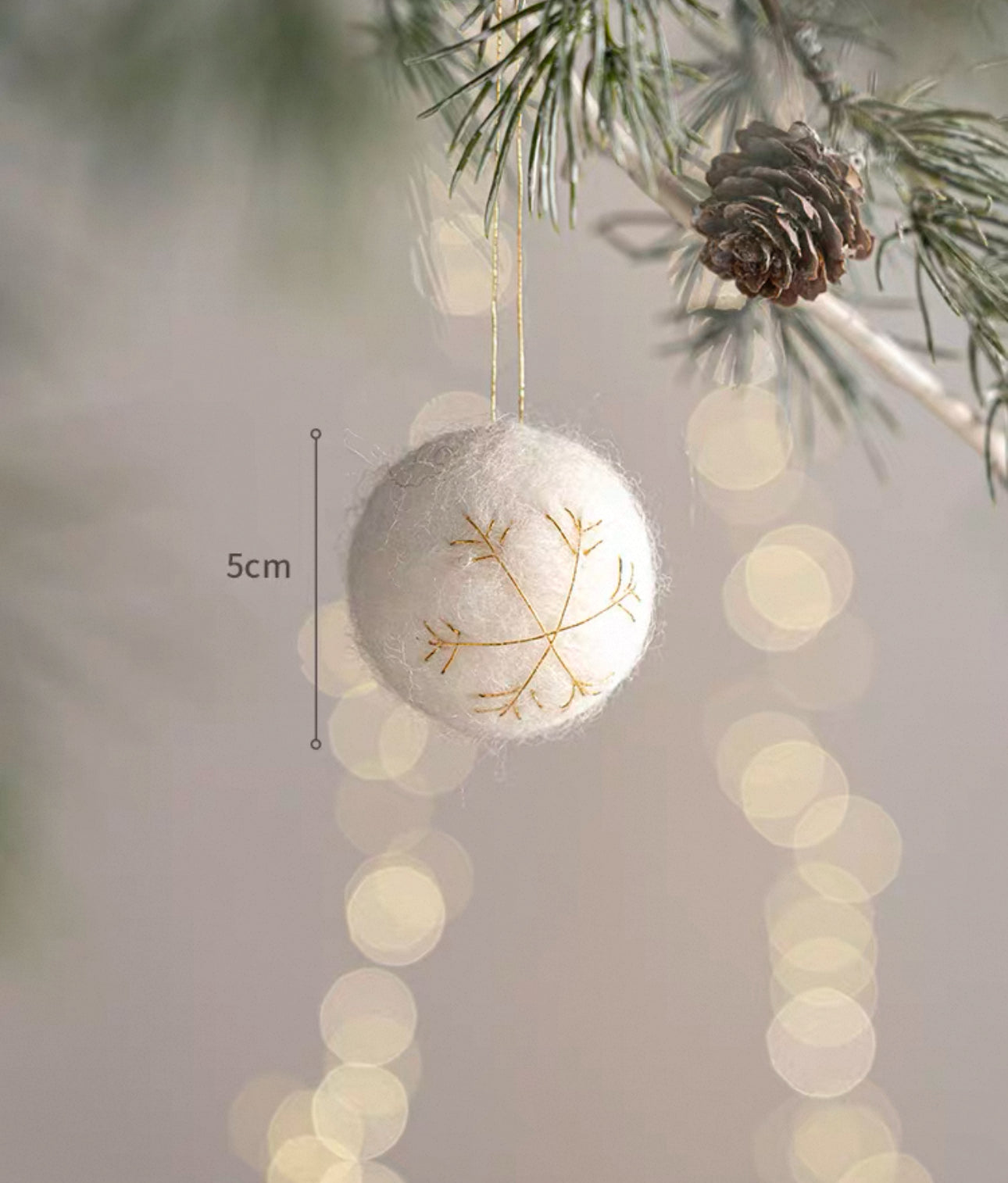 聖誕羊毛絨吊飾