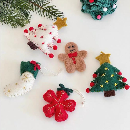 聖誕羊毛絨吊飾