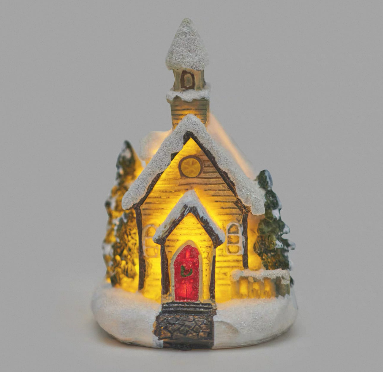 歐式聖誕雪房子小夜燈