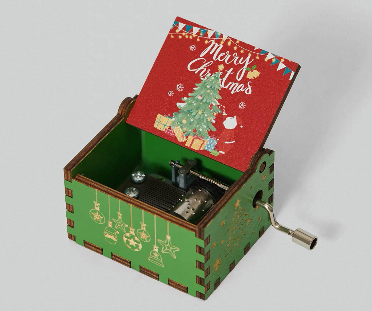 聖誕手搖八音盒
