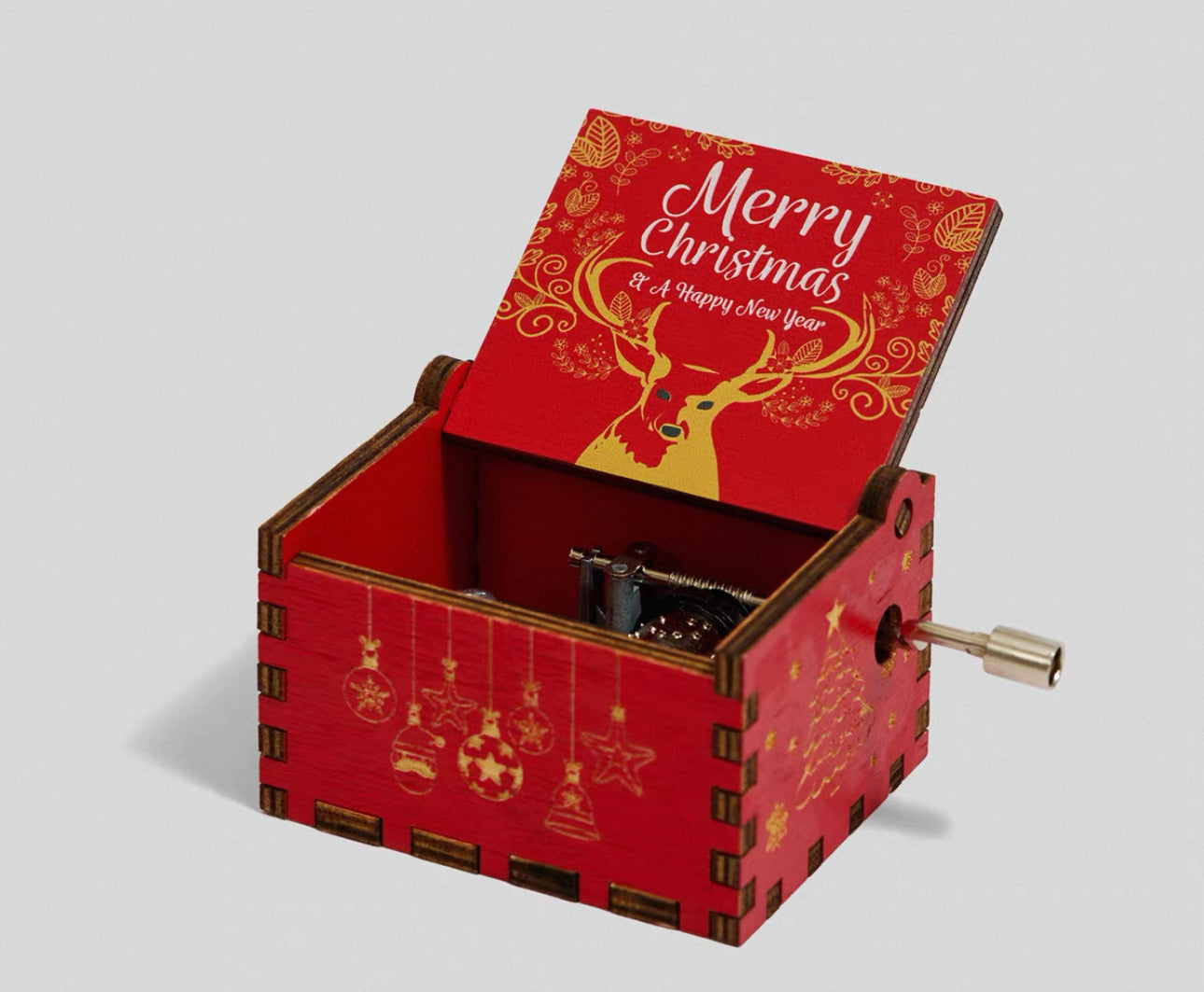 聖誕手搖八音盒