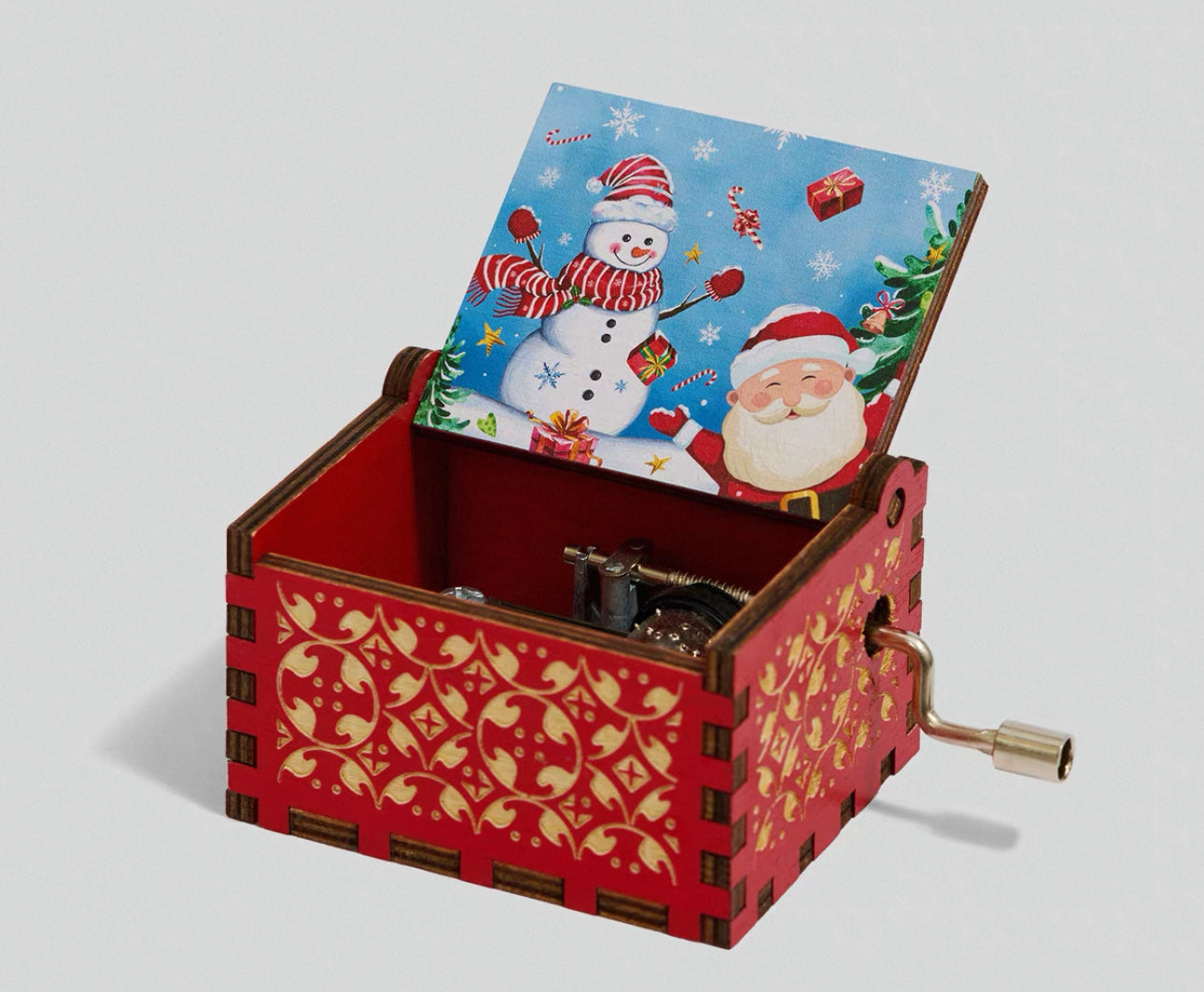 聖誕手搖八音盒