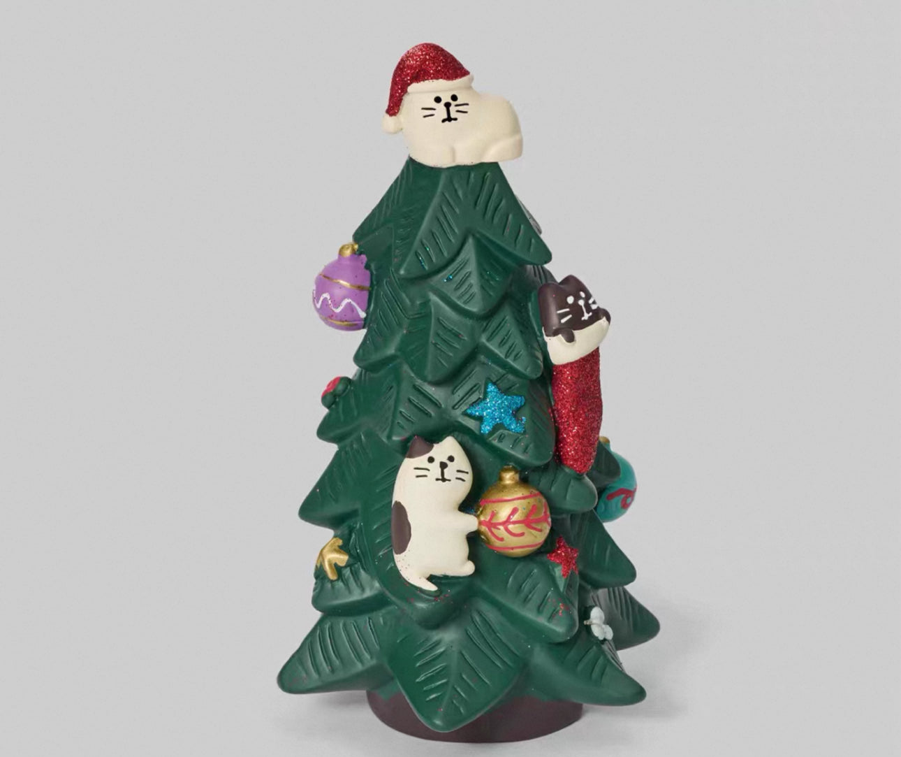 貓咪聖誕樹擺設