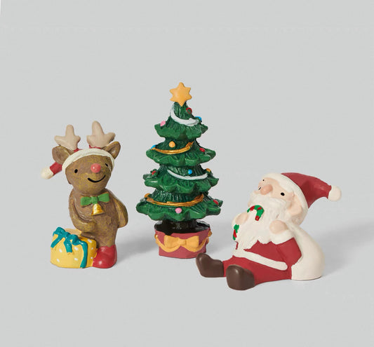 聖誕老人與麋鹿三件套