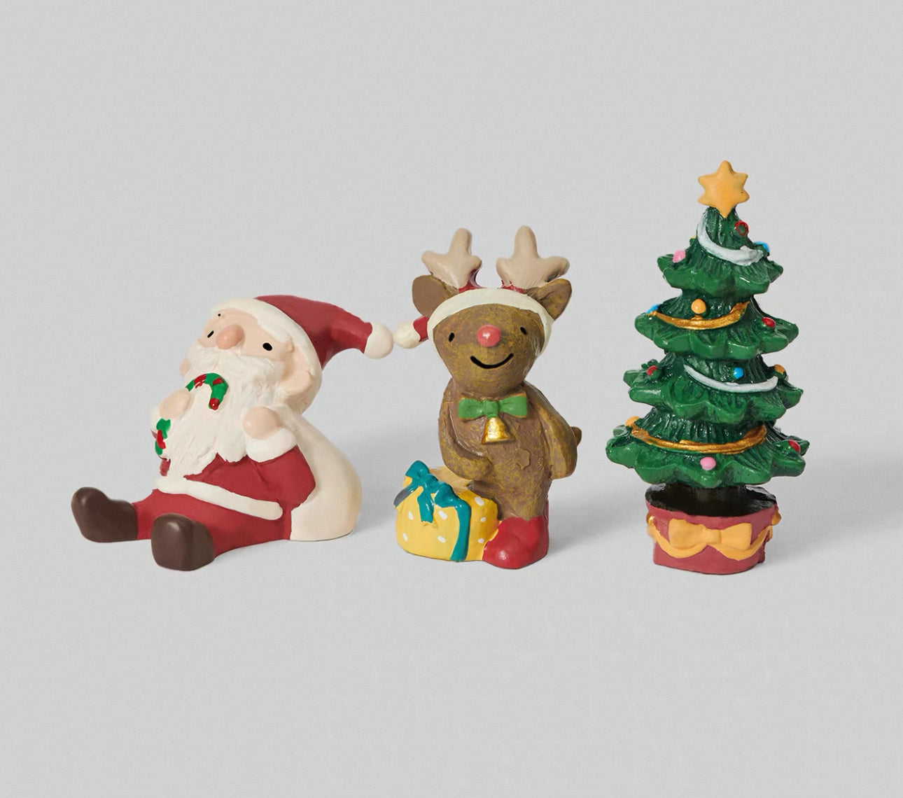 聖誕老人與麋鹿三件套