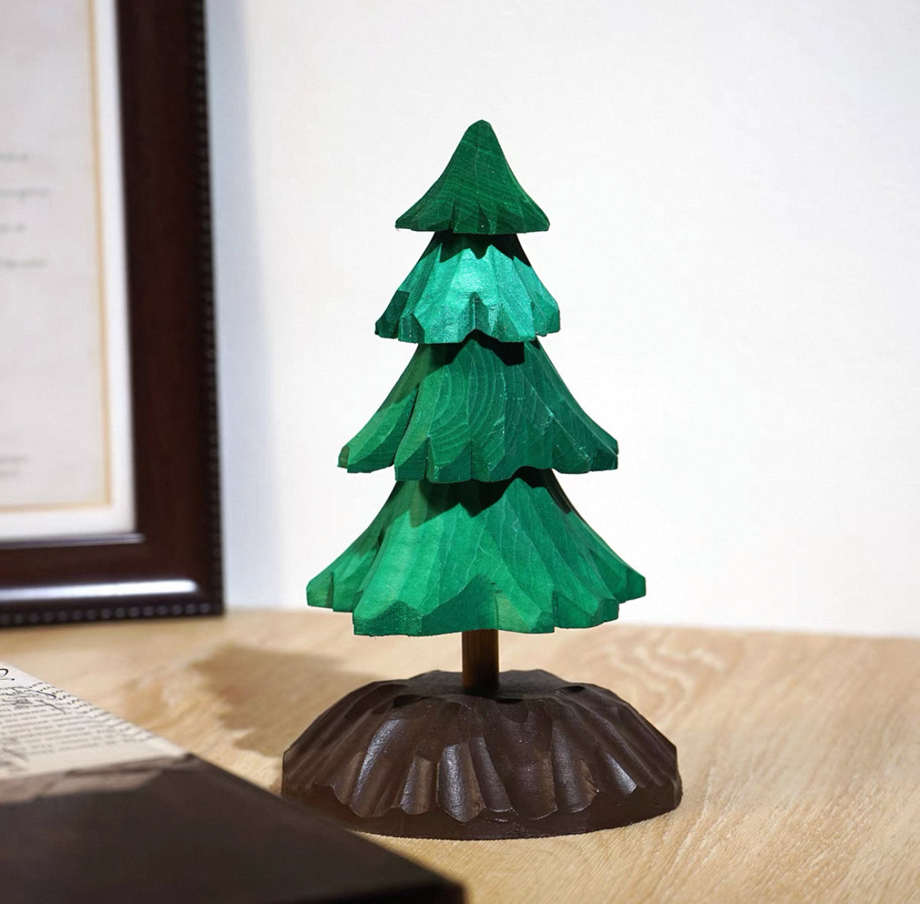 聖誕手製木雕公仔