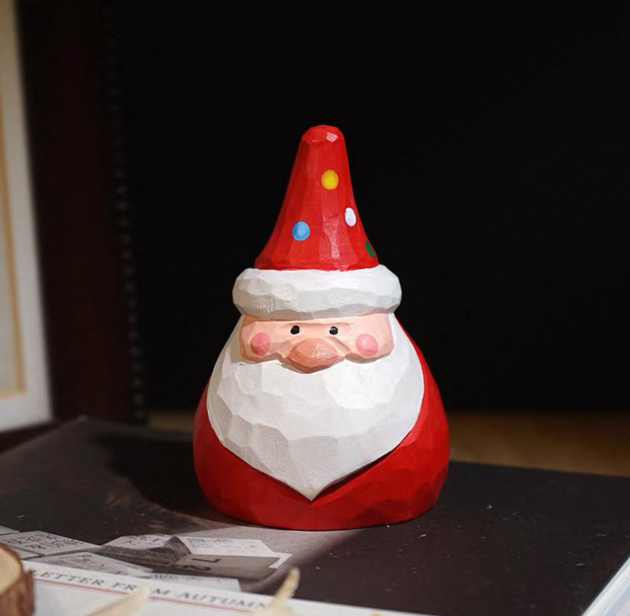 聖誕手製木雕公仔