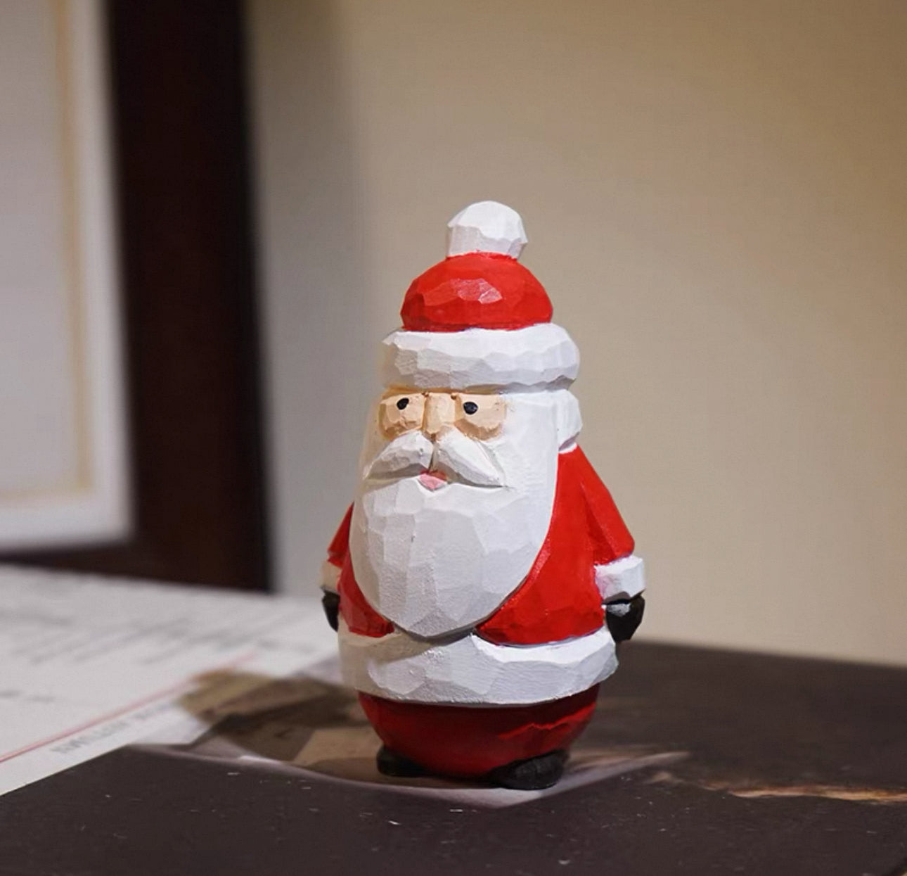 聖誕手製木雕公仔