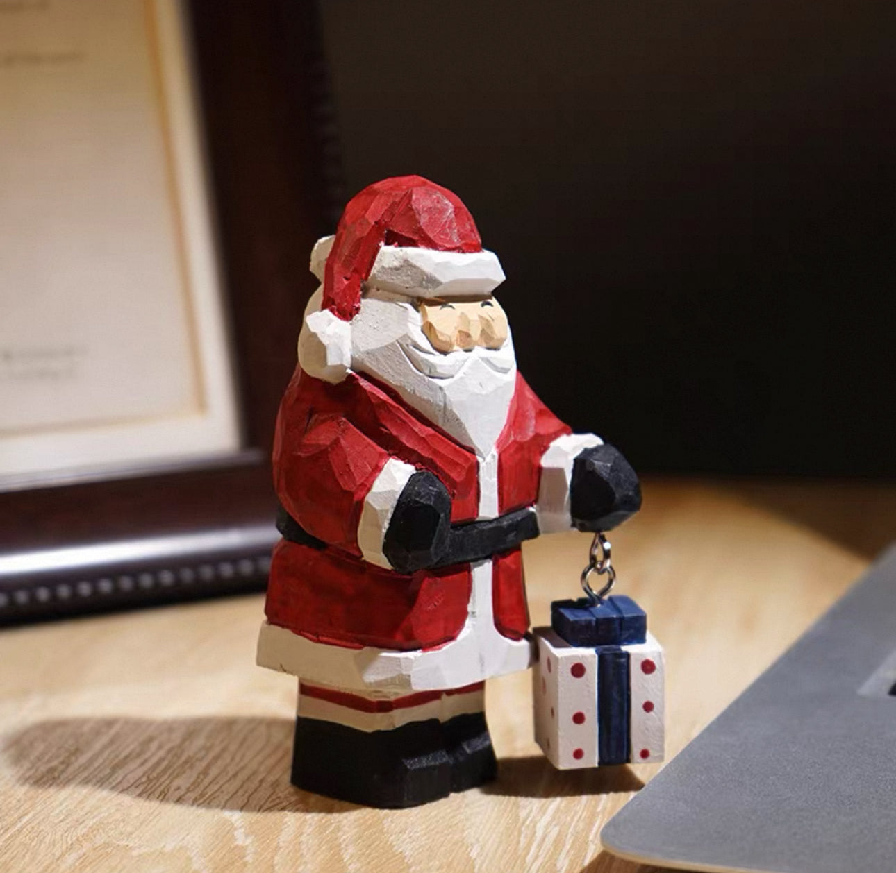 聖誕手製木雕公仔