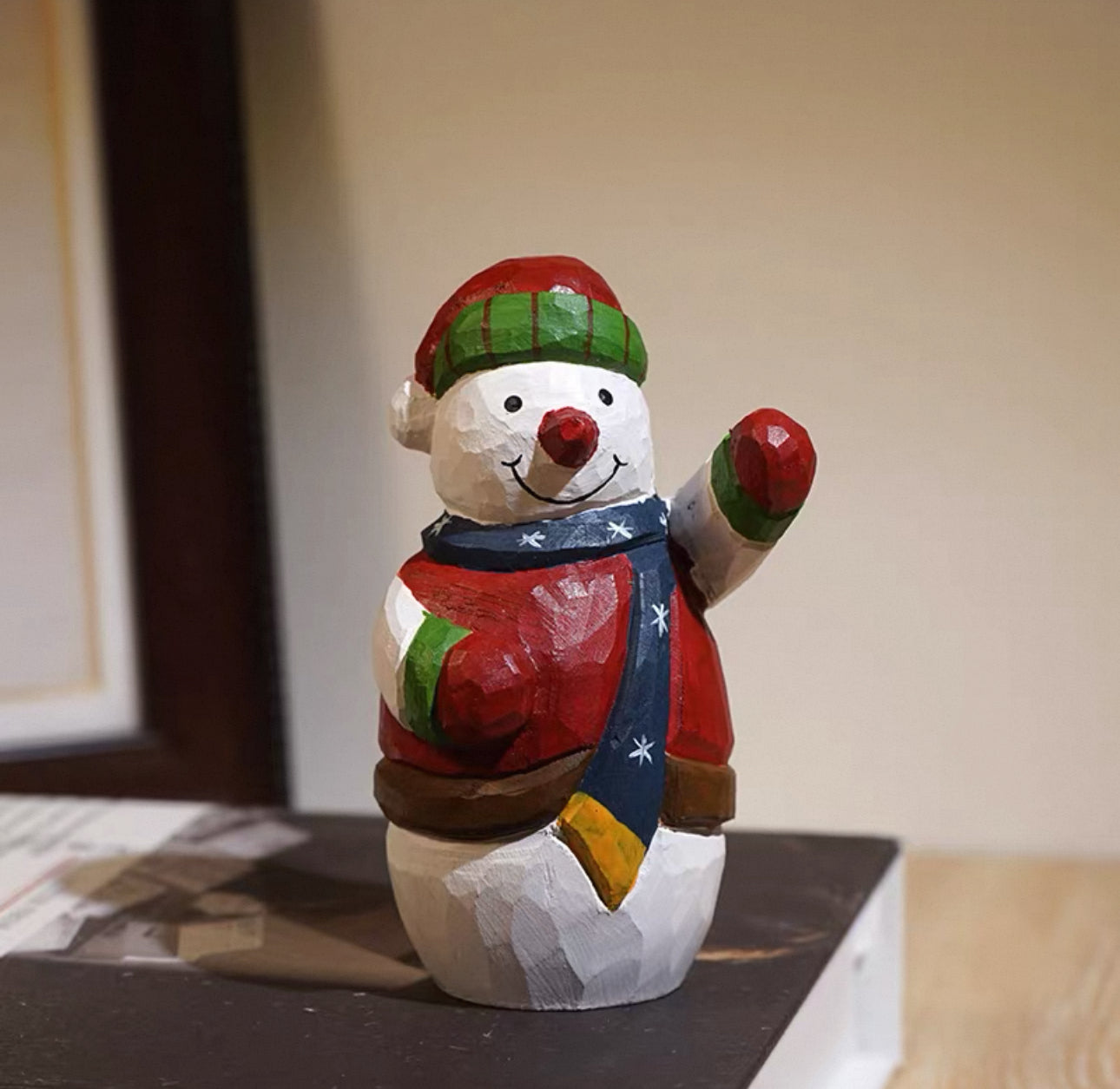 聖誕手製木雕公仔