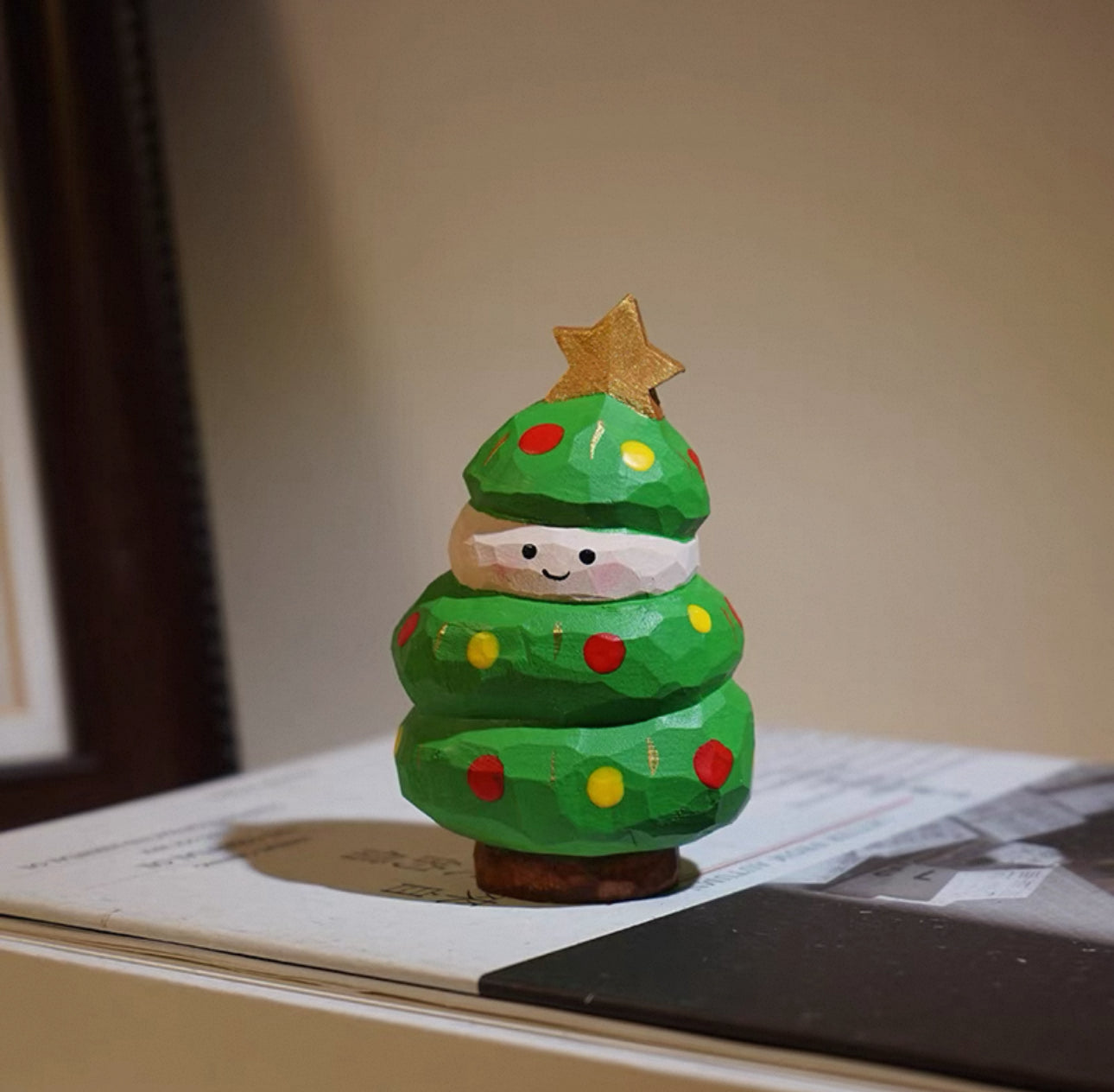 聖誕手製木雕公仔