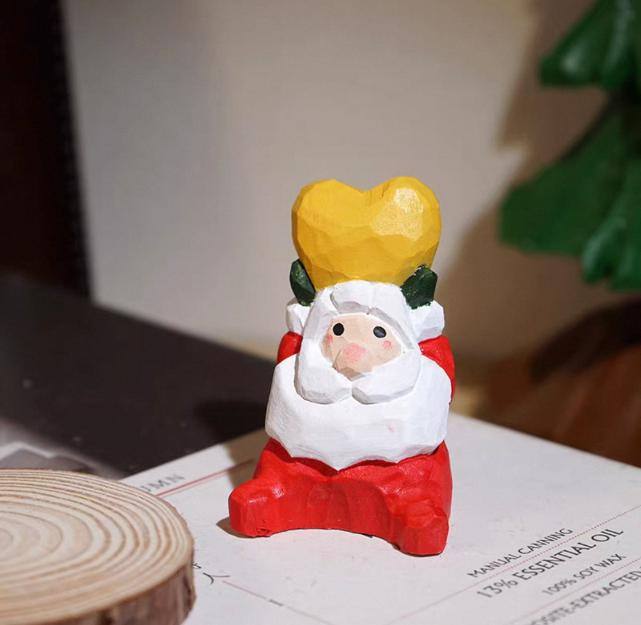 聖誕手製木雕公仔