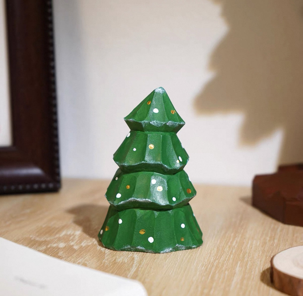 聖誕手製木雕公仔