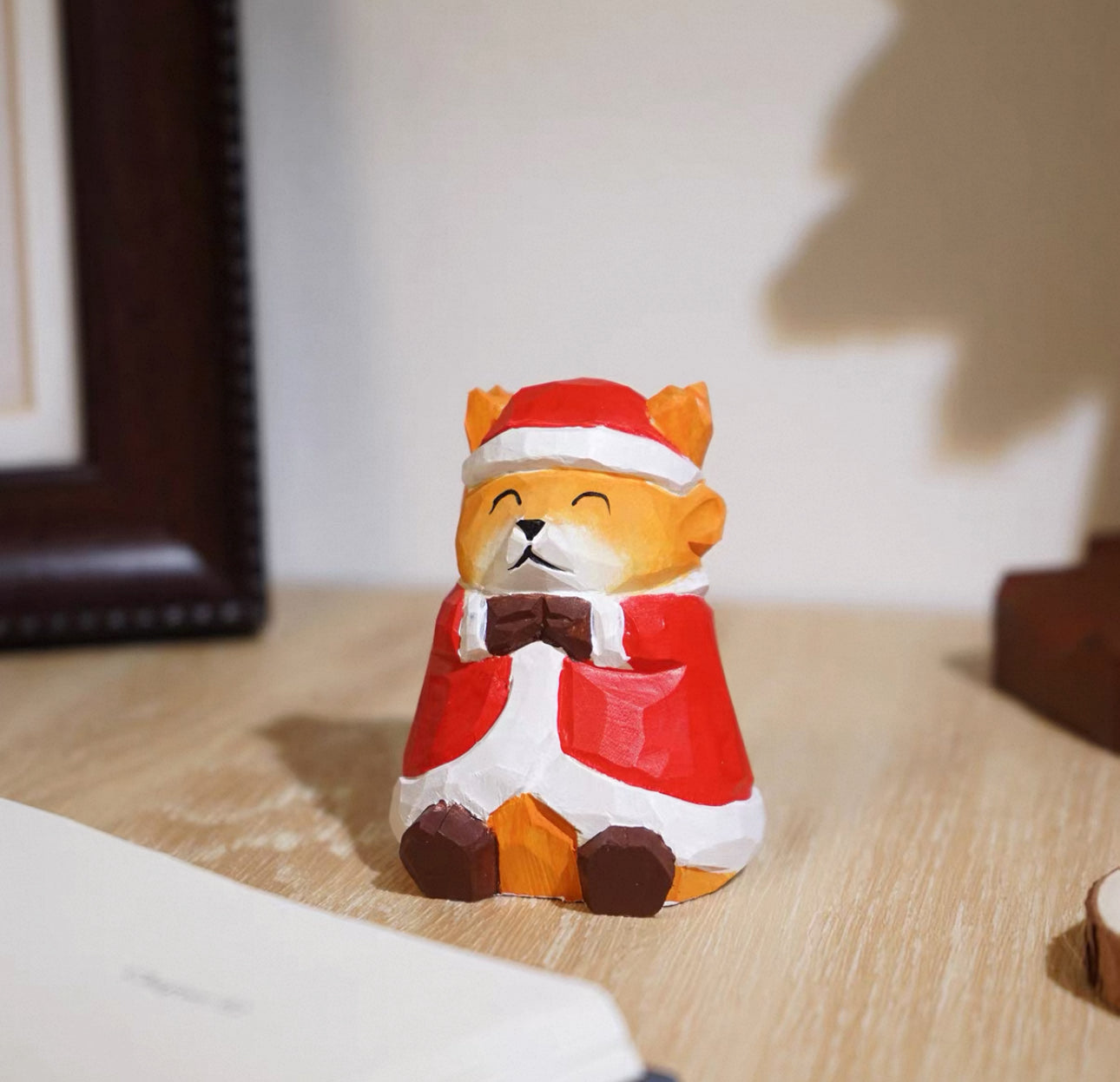 聖誕手製木雕公仔