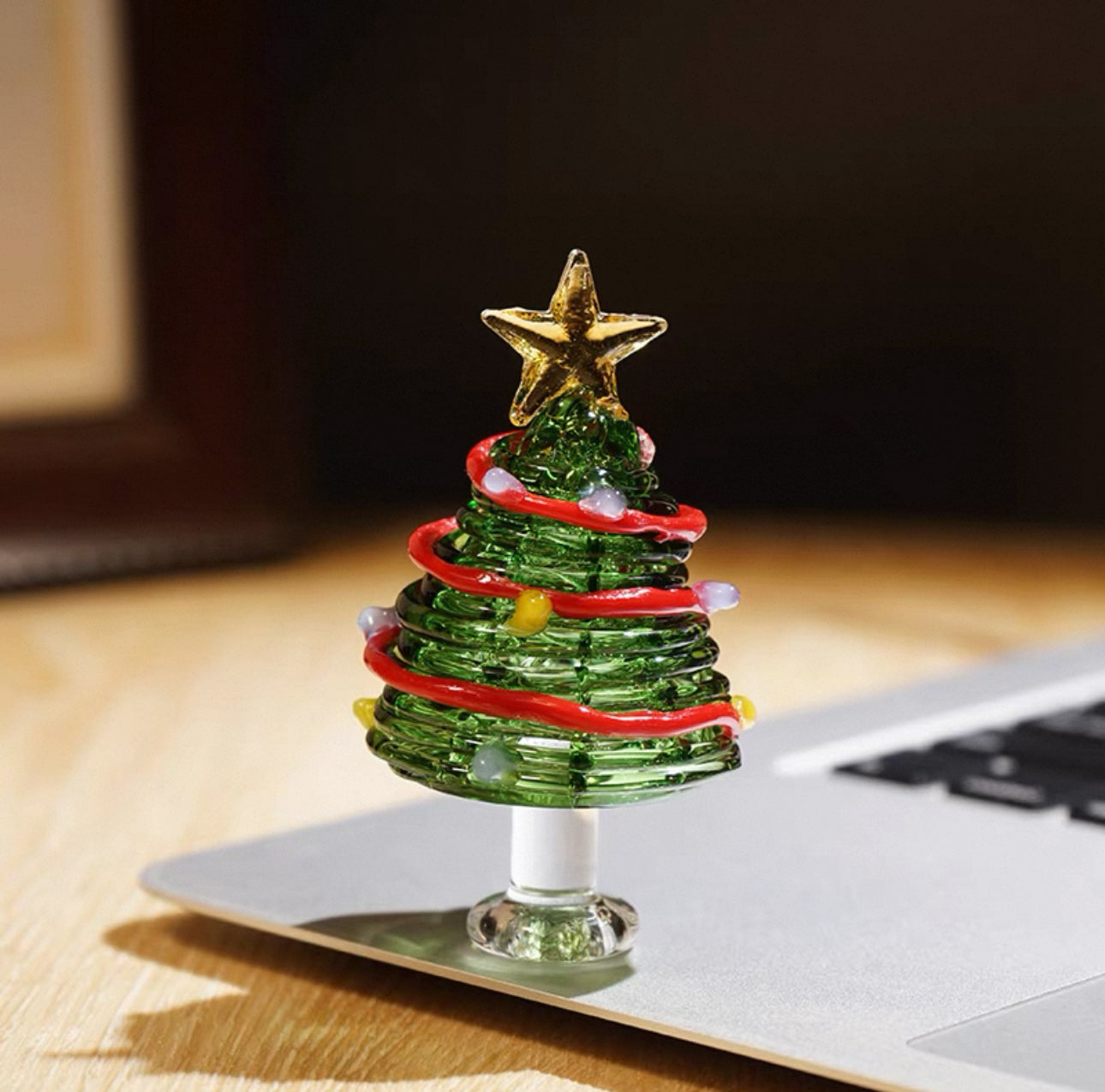 聖誕手工玻璃小擺件
