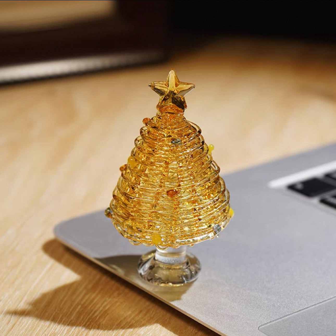 聖誕手工玻璃小擺件