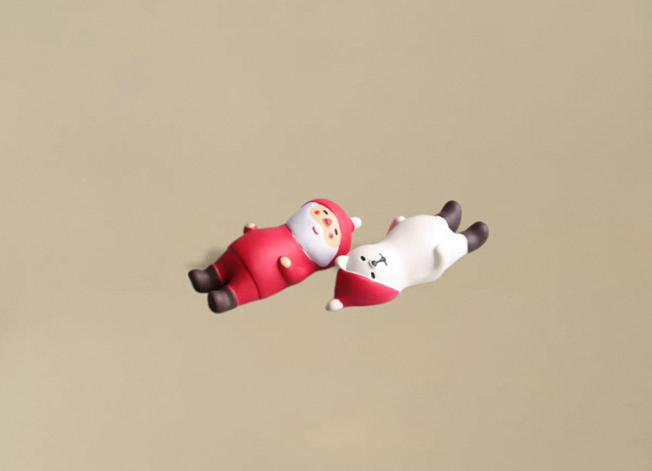 結他聖誕貓咪小擺件