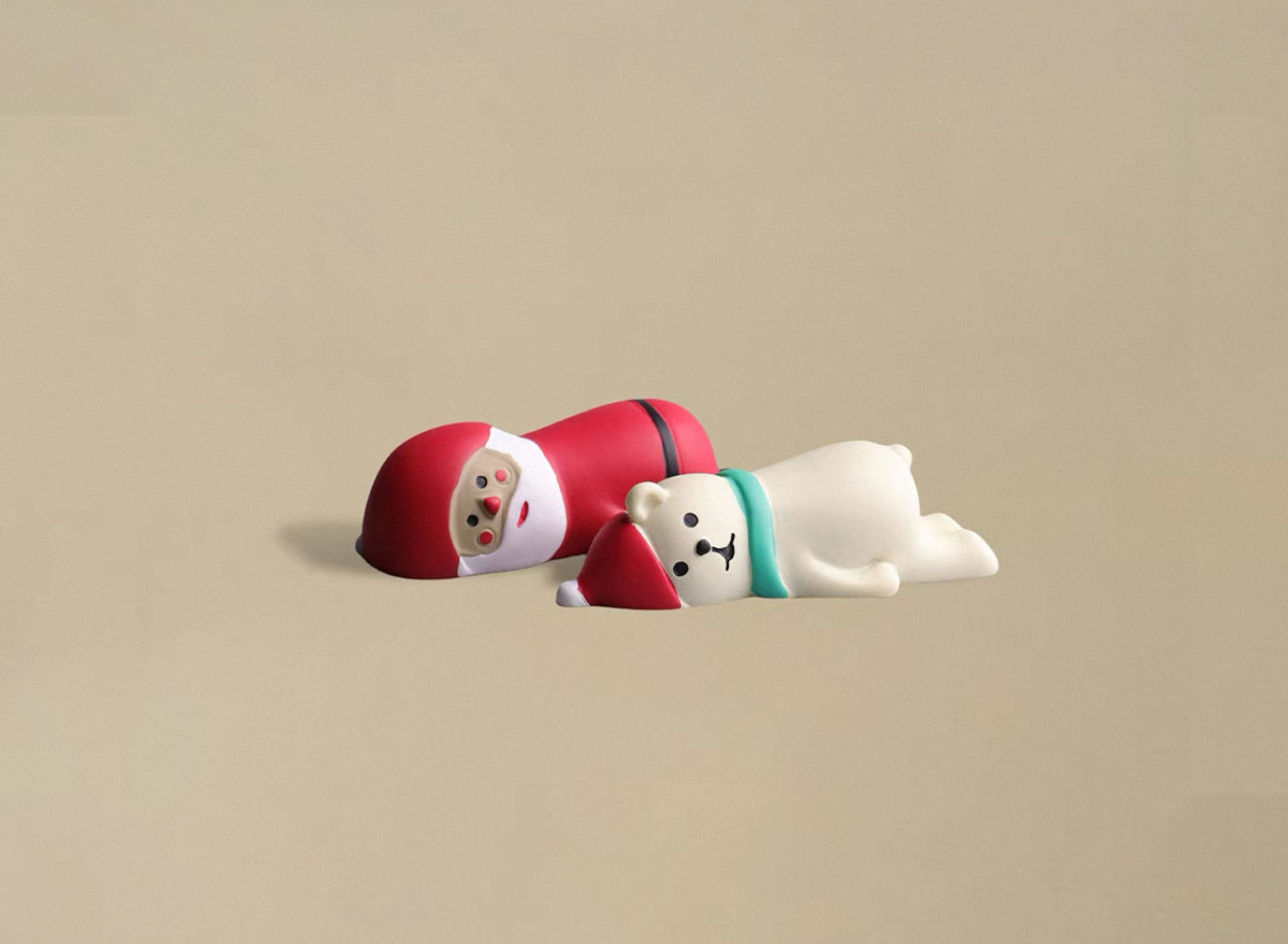 結他聖誕貓咪小擺件