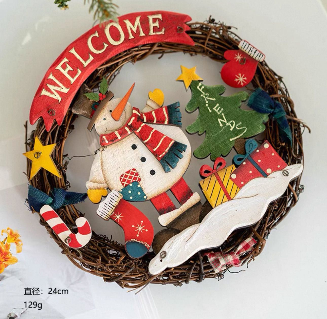 聖誕歡迎門牌
