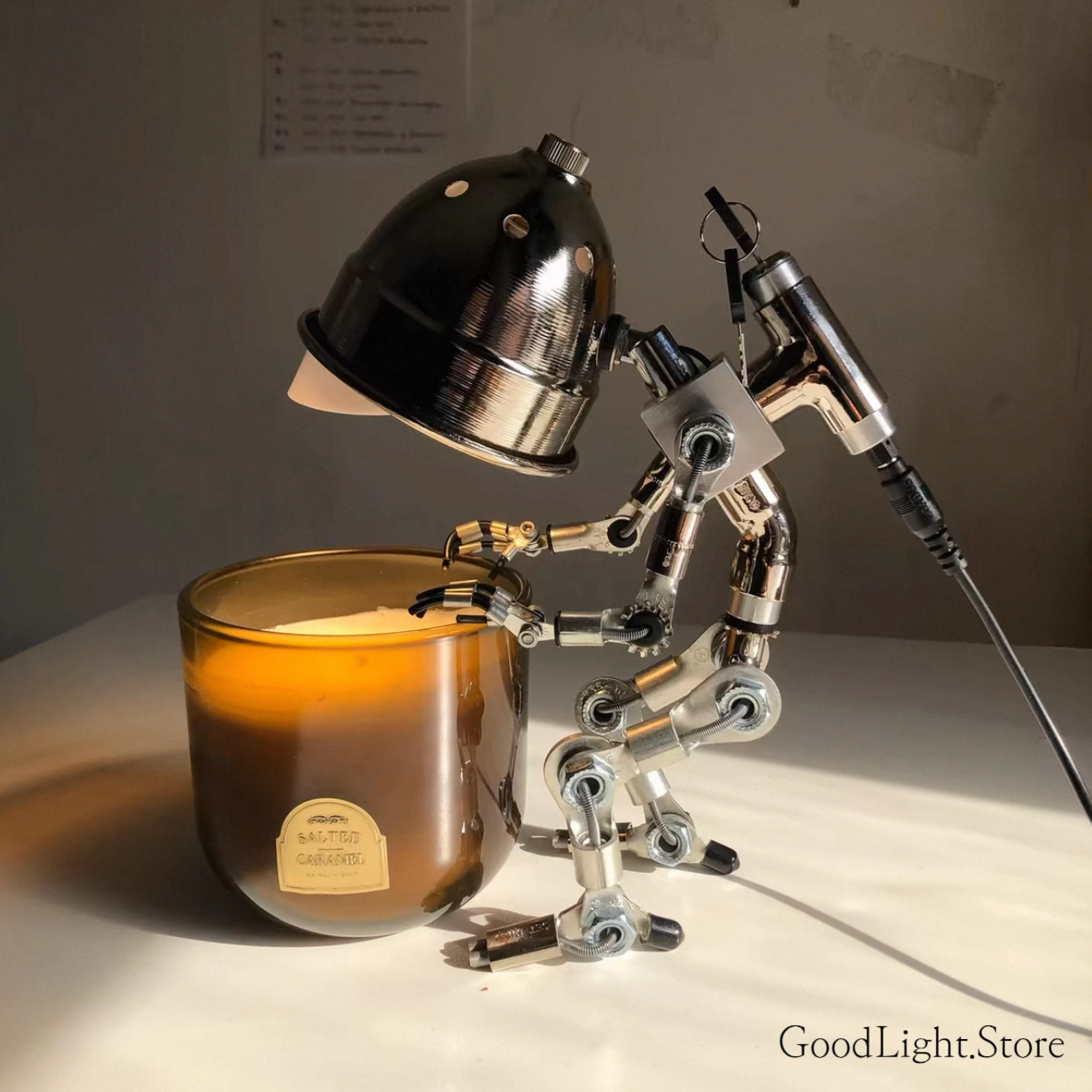 龐克機器人融蠟燈