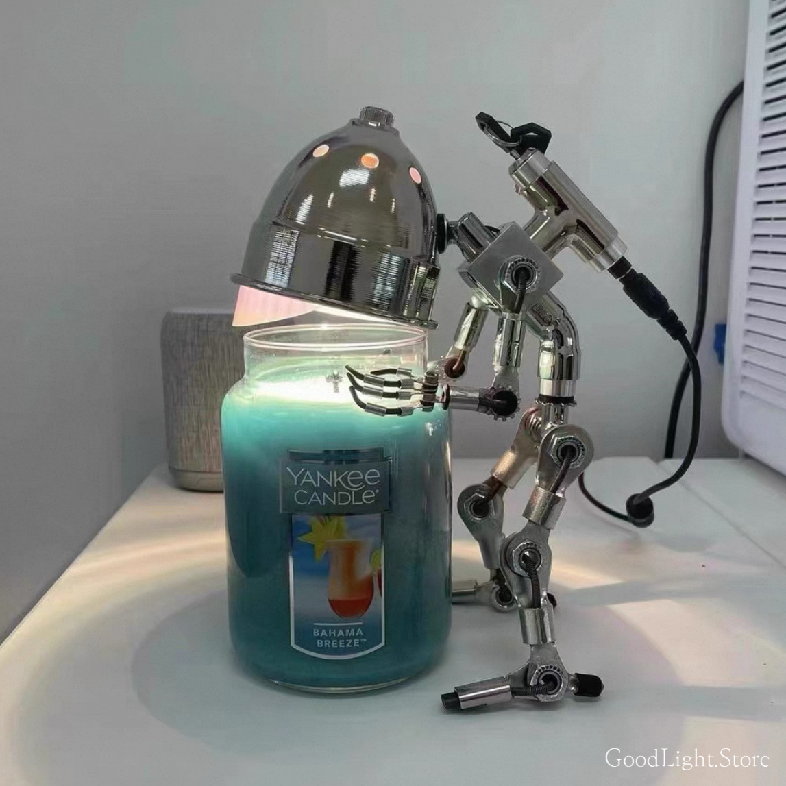 龐克機器人融蠟燈