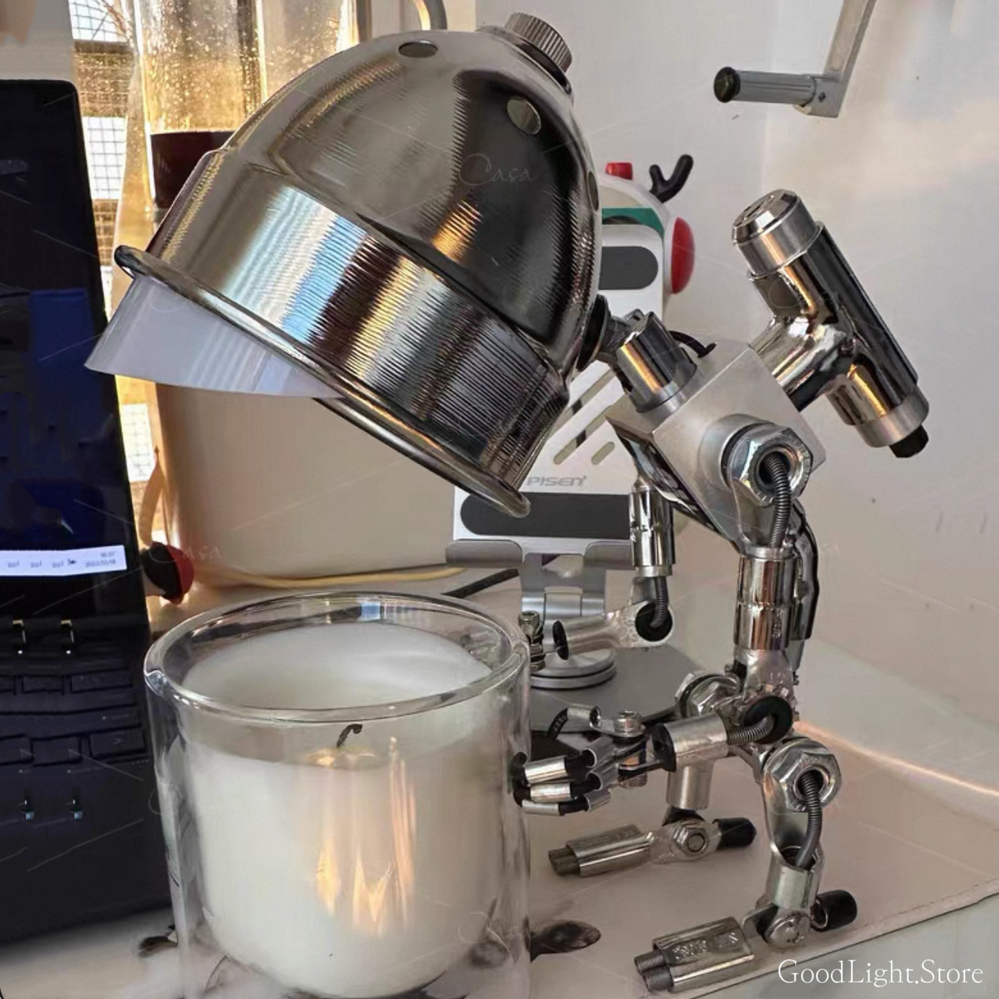 龐克機器人融蠟燈