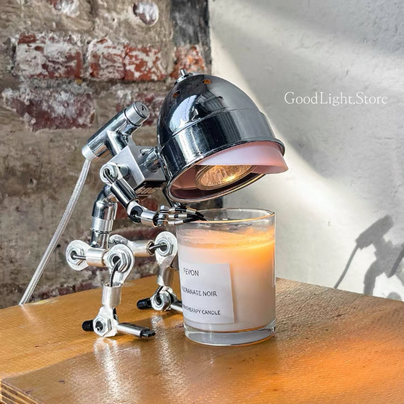 龐克機器人融蠟燈