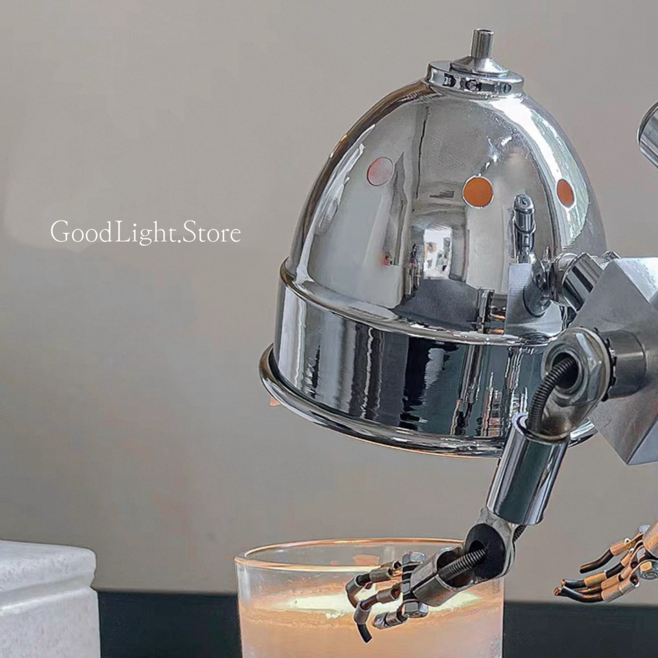 龐克機器人融蠟燈