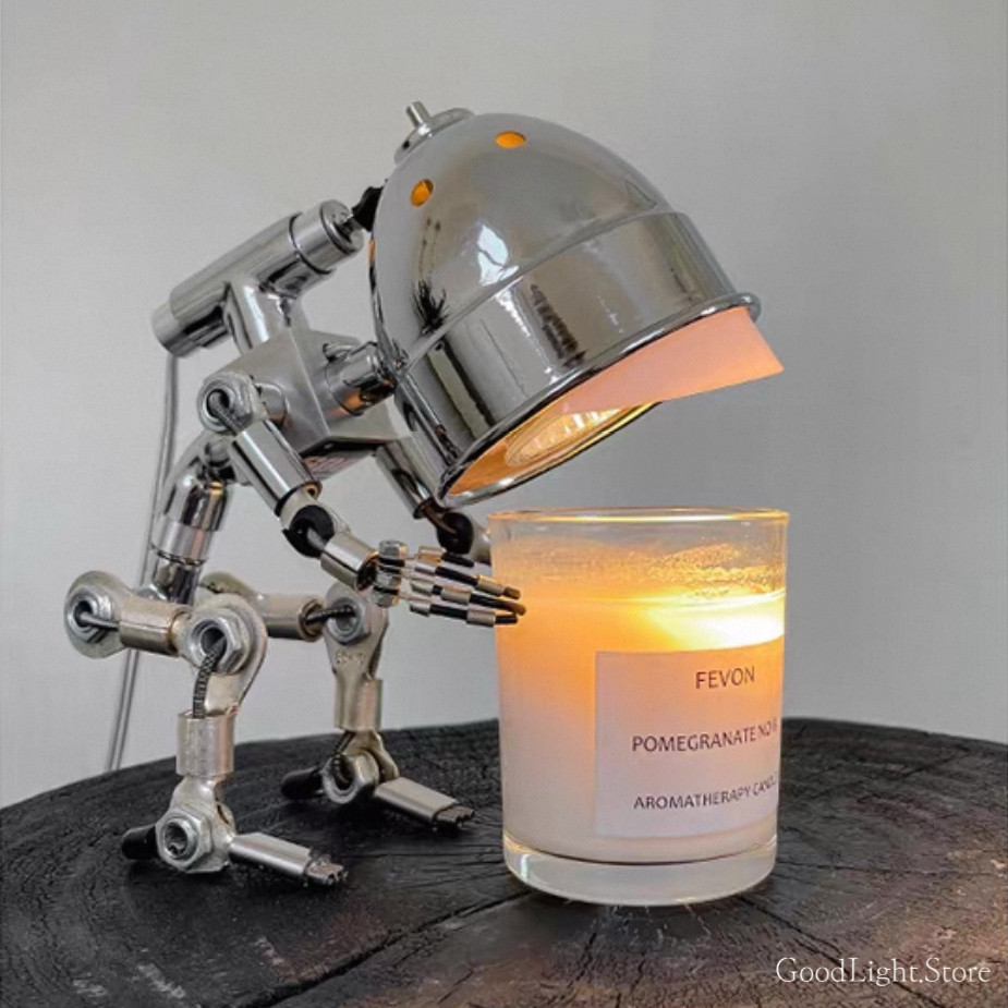 龐克機器人融蠟燈