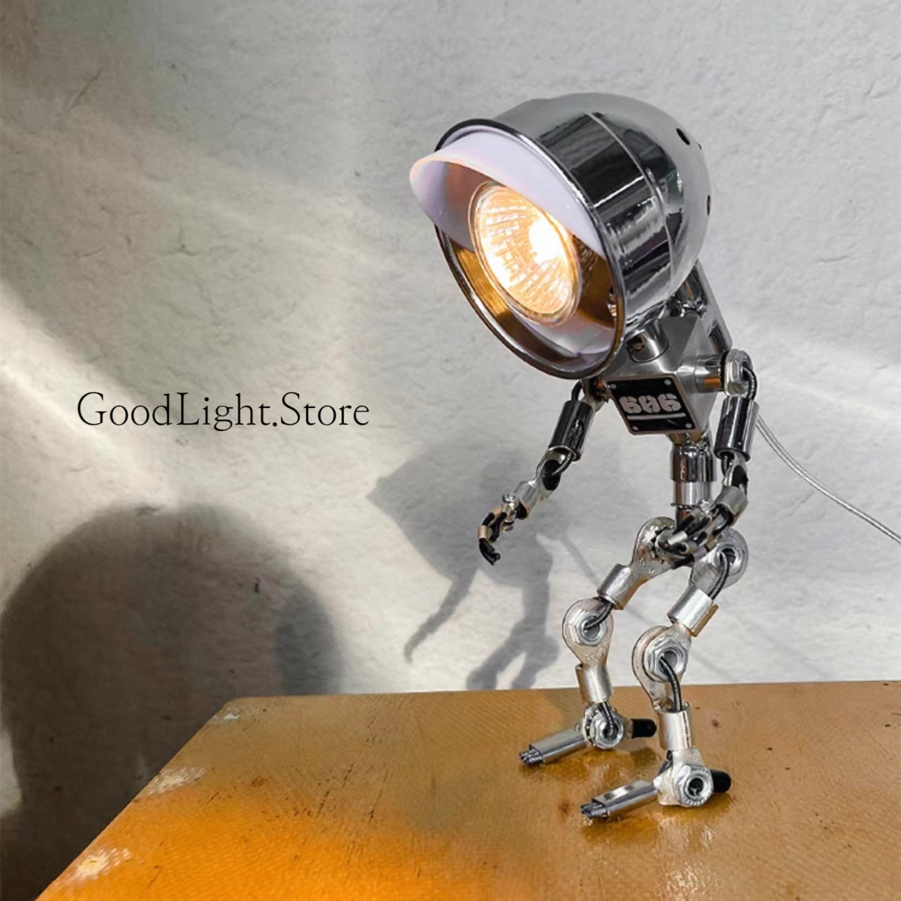 龐克機器人融蠟燈