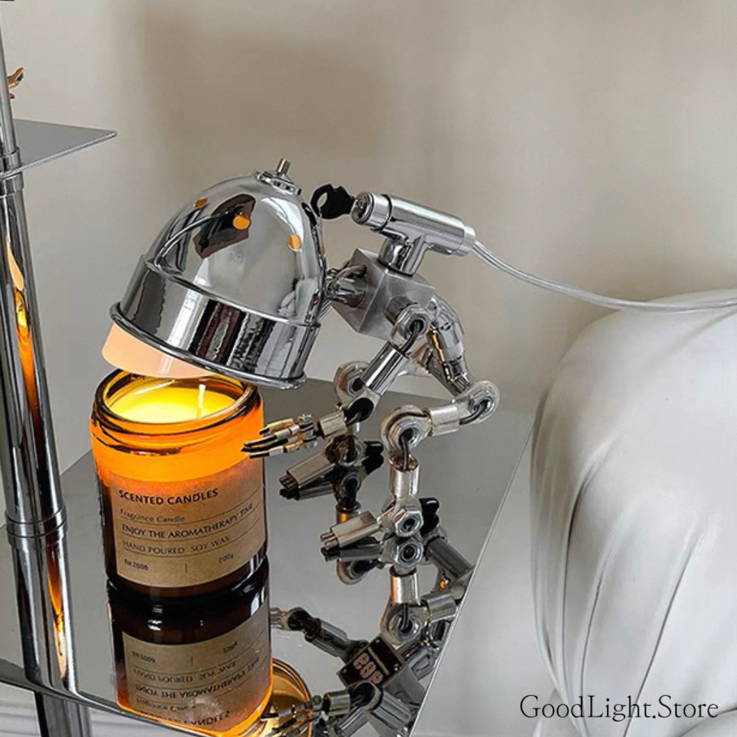 龐克機器人融蠟燈