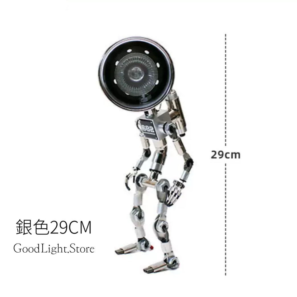 龐克機器人融蠟燈
