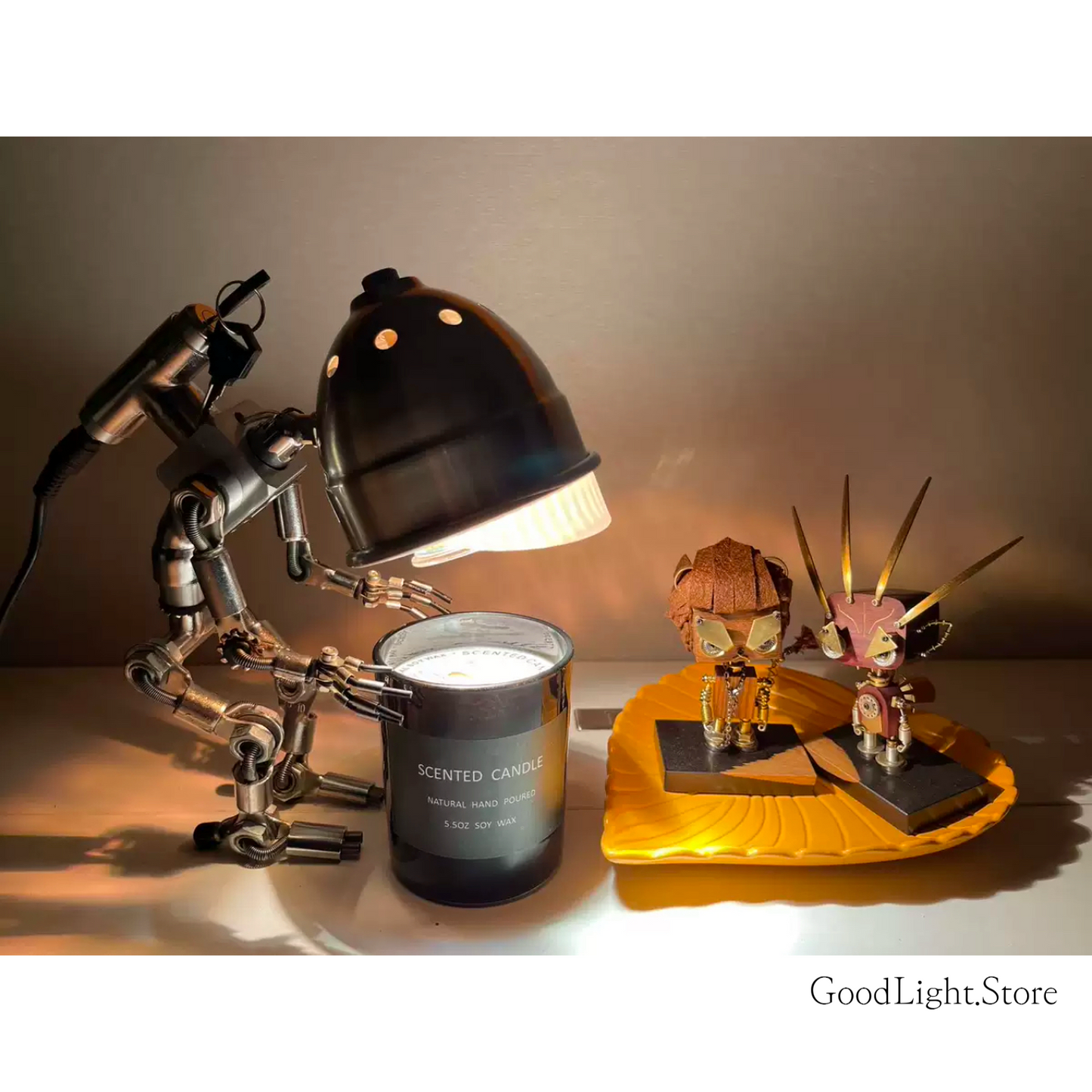 龐克機器人融蠟燈