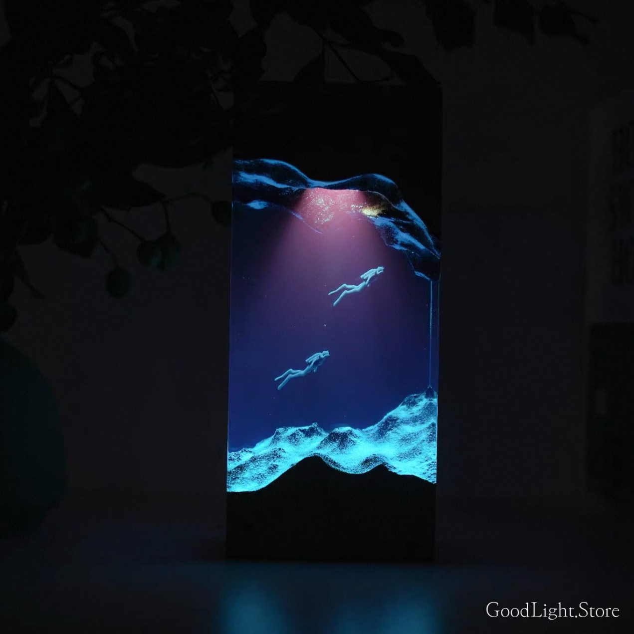 海洋孤勇座頭鯨小夜燈T07